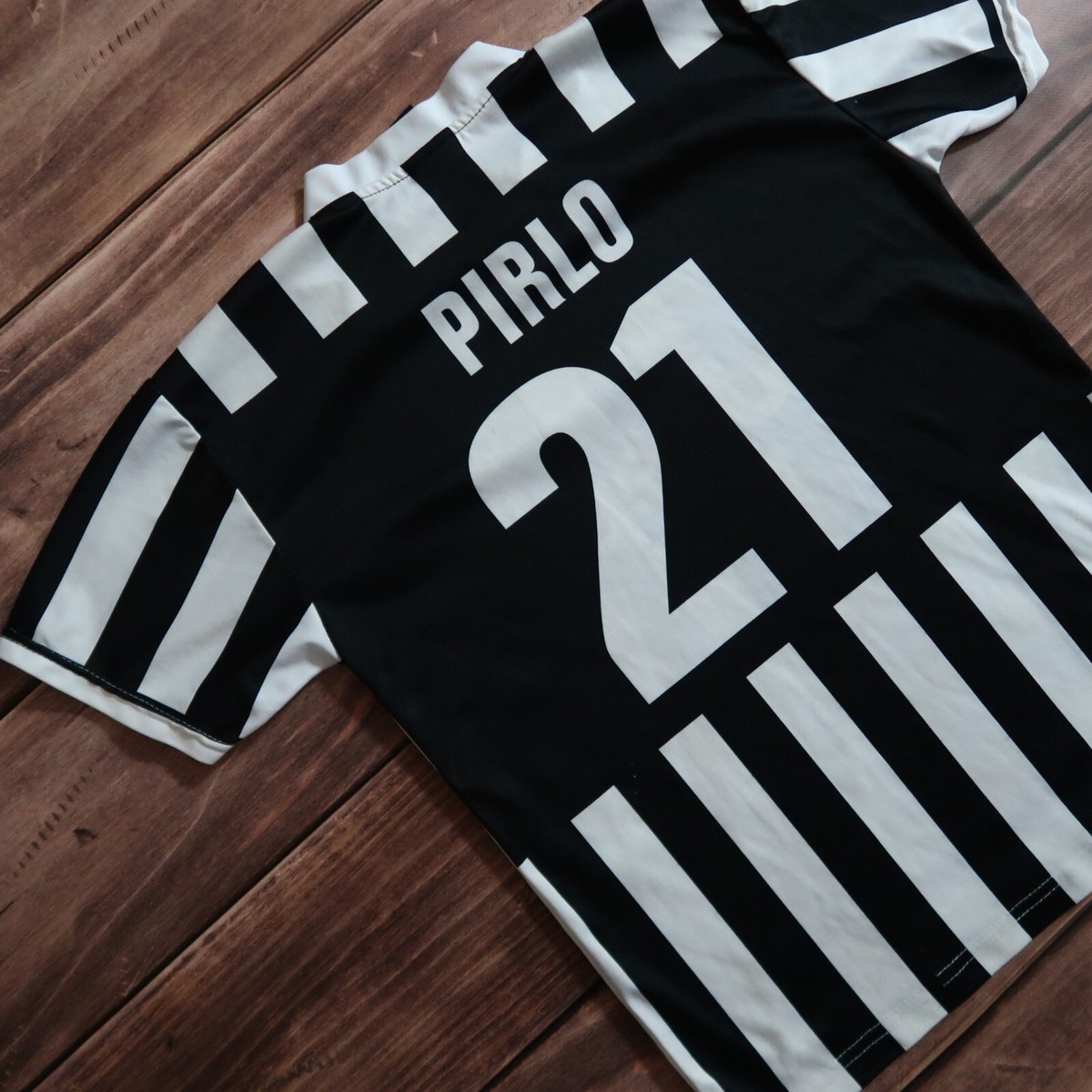 JEEP Football shirt JUVENTUS PIRLO #21 Jersey soccer, Boy`s Size