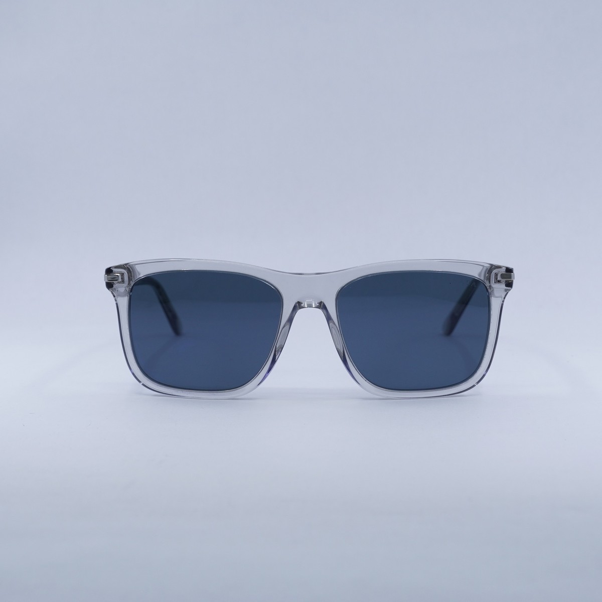 PRADA PR18WS U430A9 Transparent Grey/Blue 56-18-150 Sunglasses New