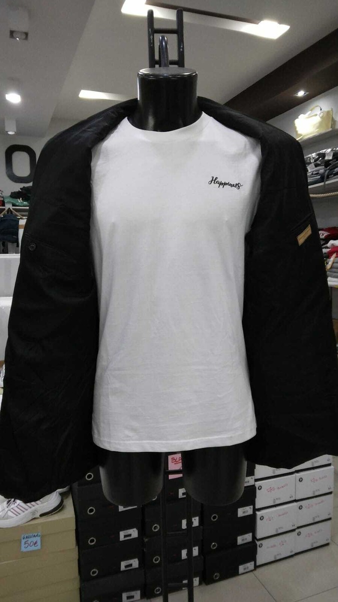 Dkny Wolle Jacke Man Schwarz Donna Karan New York Neu tg46