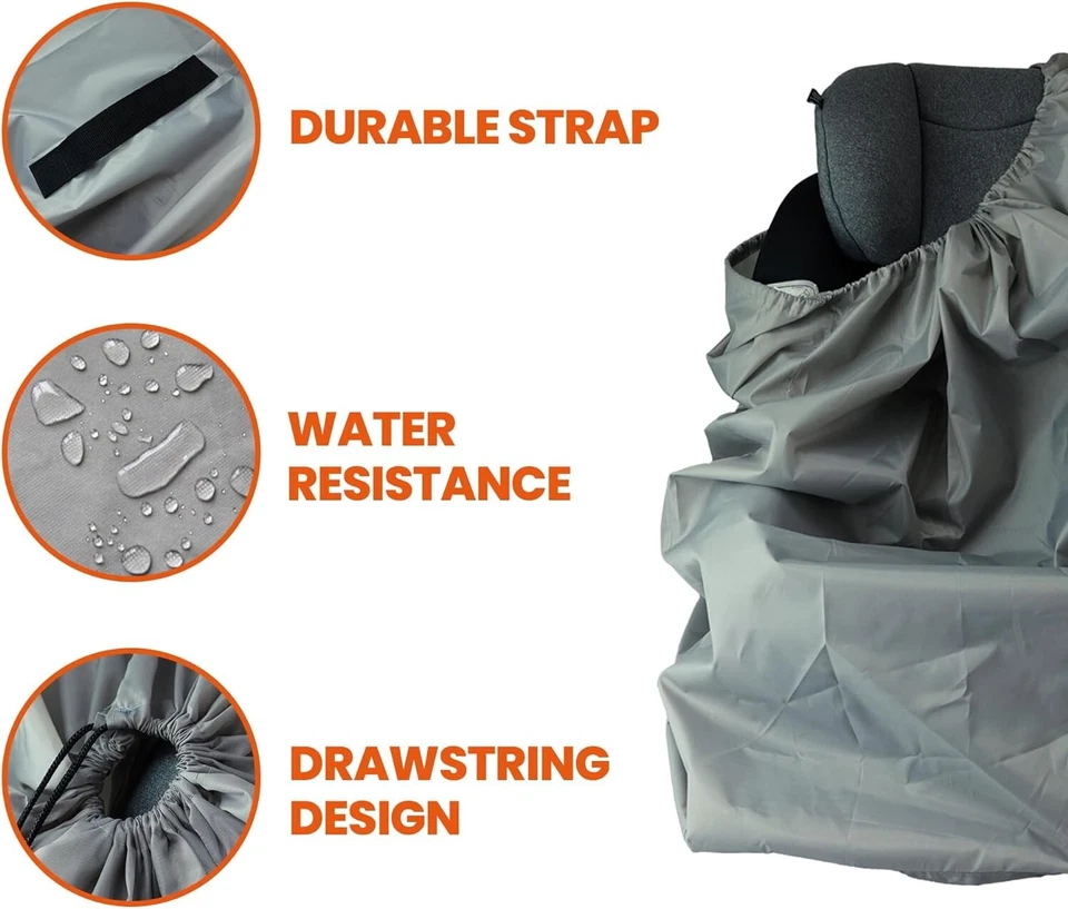 Bolsa de almacenamiento de asiento de coche para niños Bolsa incluida - Protege gérmenes, daños y polvo Foto 4 de 4