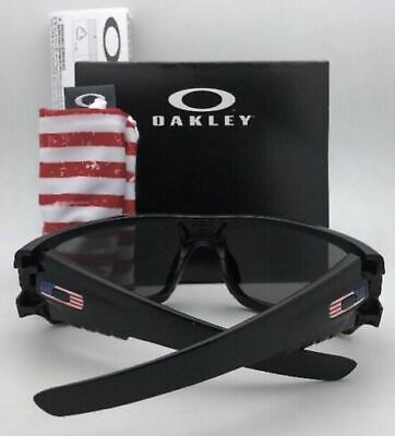 SI Det Cord USA Flag Sunglasses - Black/Grey Lenses