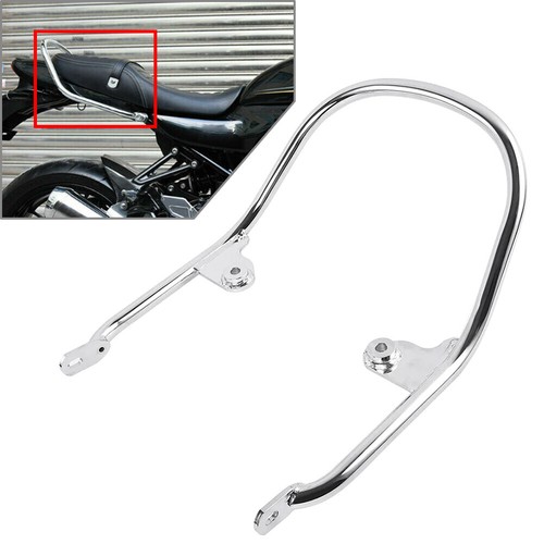 Rear Passenger Seat Hand Handle Grab Bar Rail Chrome For Kawasaki Z900RS 2018-23