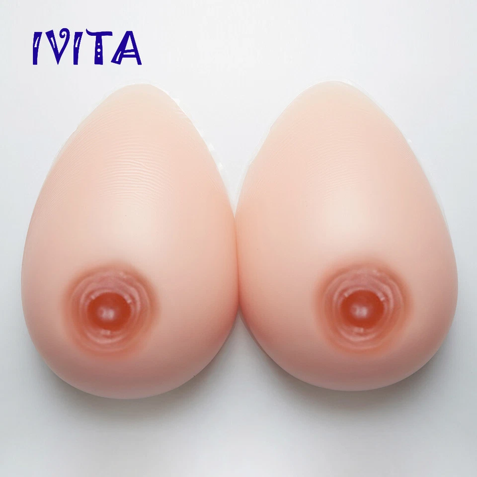 A-FF Cup Silikonbrüste Selbstklebend Tränenform prothesen BH-Einlagen Brüste - Bild 4 von 4