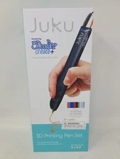 Juku 3Doodler Create+ 3D Printing Pen, Steel Blue BRAND NEW