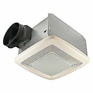 Broan Bathroom Exhaust Fan 110 CFM Adjustable Mounting Bracket Night ...