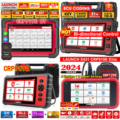 LAUNCH CRP129E CRP909E CRP919E BT KFZ OBD2 Diagnosegerät Scanner EOBD ECU Coding