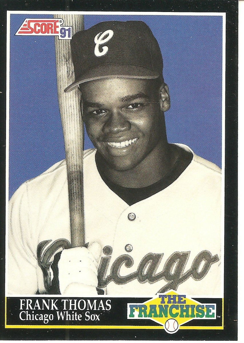 1991 SCORE FRANK THOMAS THE FRANCHISE BASEBALL CARD #874 | eBay