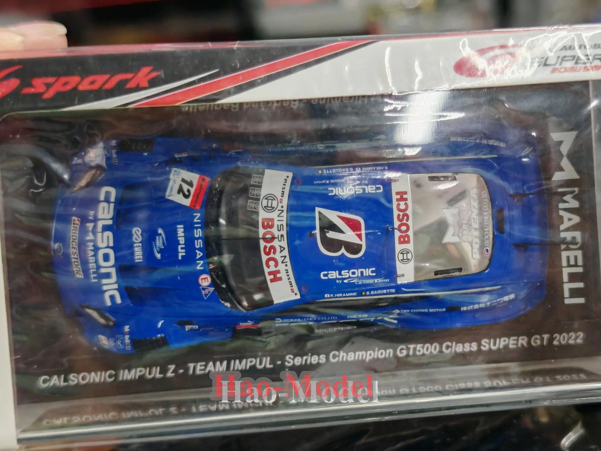 ミニカー spark Calsonic GT500 1/43 SUPER GT 2022 Spark 1/43 Calsonic Impul Z 2022 Super GT GT500 Series