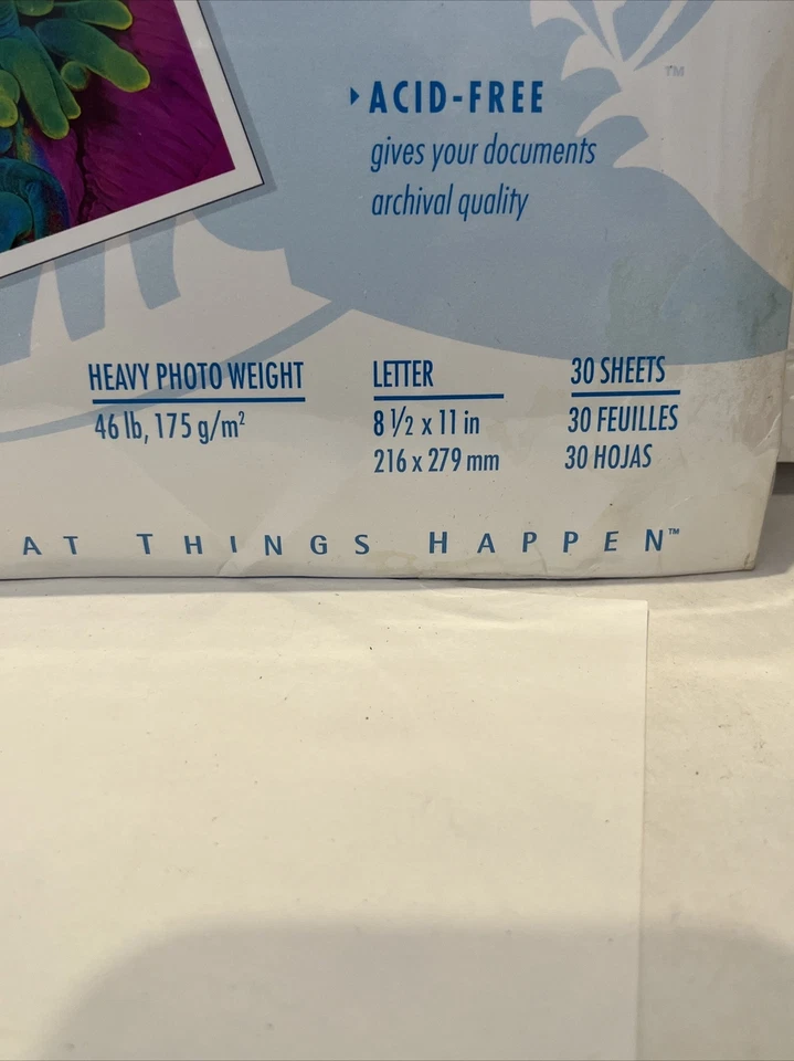 Great White Glossy Photo Paper 93 Ultra White Glossy 30 Sheets 8.5 x 11 - Image 3 of 4