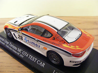 MASERATI Gran Turismo MC GT4 Test Car 1 of 1008 pcs MINICHAMPS 1 MASERATI Gran Turismo MC GT4 Test Car 1 of 1008 pcs MINICHAMPS 1