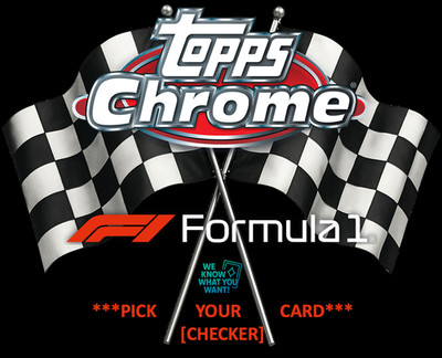 2024 Topps Chrome Formula 1 F1 - CHECKER -- PICK YOUR CARD | COMBINED SHIPPING!