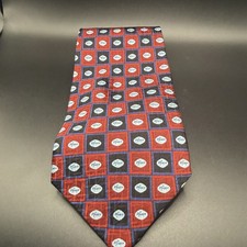 Cravatta di seta promozionale farmaceutica Pfizer "Piccola pillola blu" 58" Big Pharma Gag