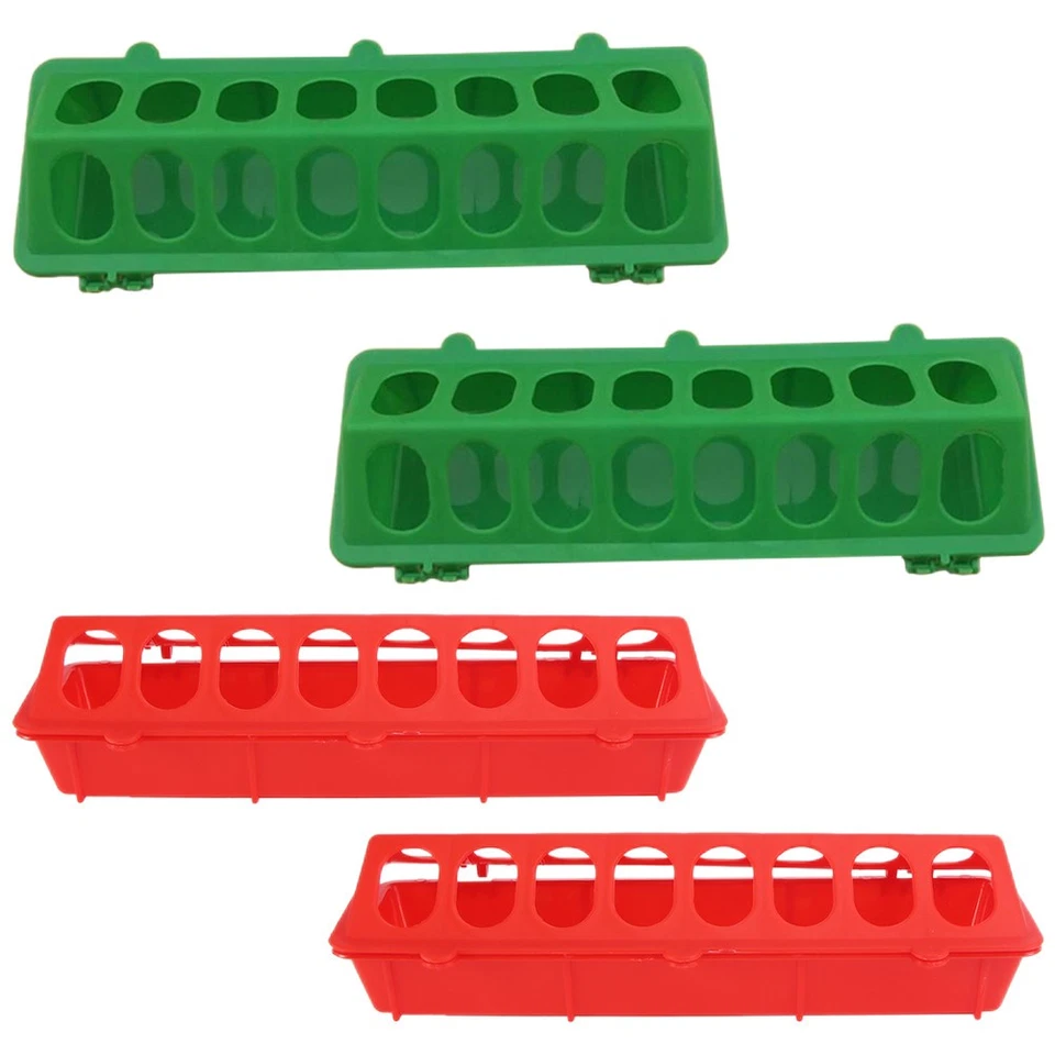  4 Pcs Hühnerfutterautomat Für Im Garten Küken Vogelfütterungsbehälter - Bild 4 von 4