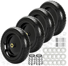 13 Flat Free Replacement Tires For Gor Garden Cart - 4.00-6 Solid Wheels