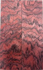 Pistol Grips/Knife scales Purple Wood Bookmatched Handles 5.2"x3.2"x0.38"