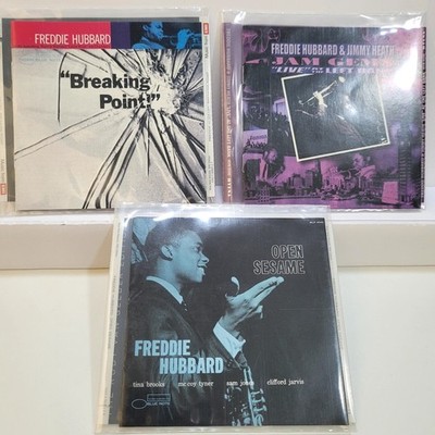 Lot of 3 - FREDDIE HUBBARD CDs - Breaking Point, Open Sesame, Jam Gems