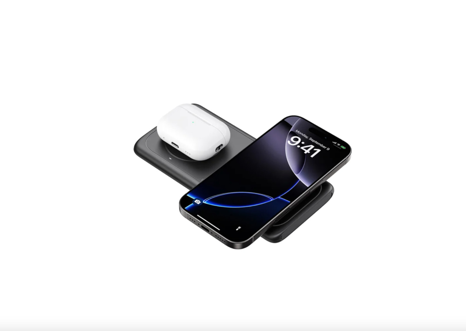 Belkin 2-in-1 Magnetic Wireless Charging Pad Qi2 15W – Open Box, Works Perfect