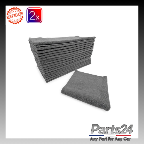 GREY EDGELESS MICROFIBRE CLOTHS 72 PACK - BUFFING CERAMIC - POLISHING -DETAILING