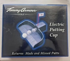 Tommy Armour Golf Electric Putting Cup Practice Tool For Indoor Home Or Office