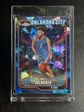 2024-25 Topps Chrome Sapphire Chet Holmgren #99 Oklahoma City Thunder NBA