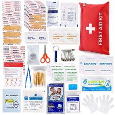 First Aid Kit for Home Car Travel 107 Piece Emergency Kits Hiking 107 pcs