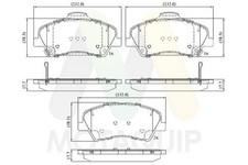 MOTAQUIP Bremsbeläge Satz Vorne Bremsklötze für KIA Stonic Schrägheck (YB)