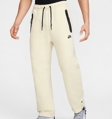 New Nike Sportswear Tech Fleece Jogger Pant Light Khaki Tan Black HJ6533-234 L
