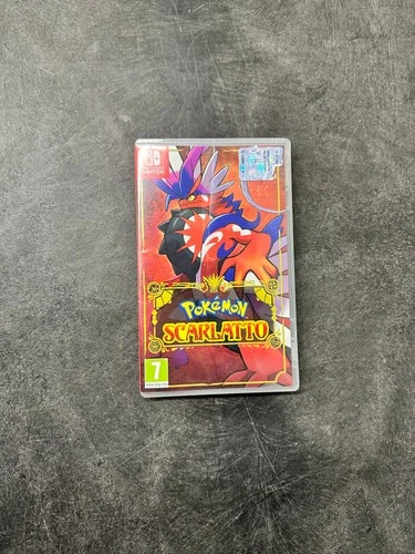NEW Pokemon Scarlet Nintendo Switch Scarlatto Italian Version PAL Video Game