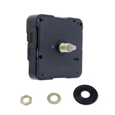 Clock Movement Replacement, 16.5mm/0.65 Inch Shaft Length Silent Quartz 