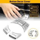 Car Chrome iDrive Multi Media Button Decor Cover Trim For BMW 1 3 4 5 6 X5 X6 US