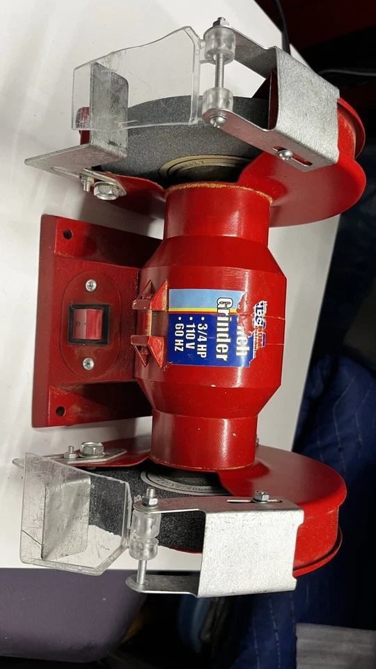 TBC Bench Grinder – 3/4 HP 110V 60Hz Dual Wheel 6” Heavy Duty Grinding Machine - Image 2 of 4