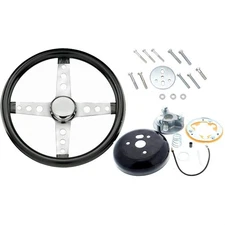 Grant 570 Classic 4-Spk Steering Wheel, 13-1/2 In. w/Install Kit