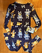 Bluey Character NWT Size 4 Pajama Set Sleepwear Longsleeve  Longpants