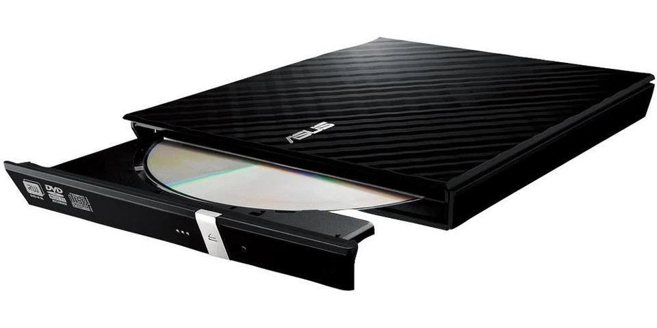 Asus - SDRW-08D2S-ULITE/BLK/G/AS - Lite 8x Slimline USB 2.0 Dvd Writer, Black - Image 2 of 3