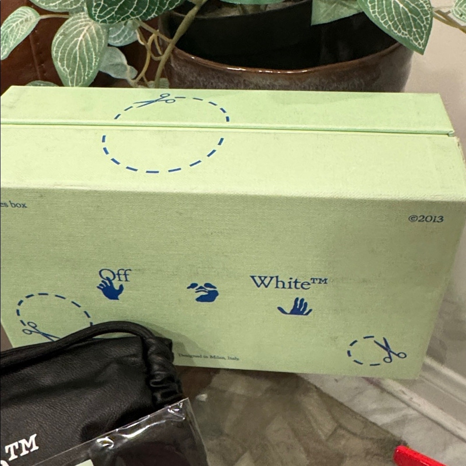 OFF WHITE Andy  Rectangular Sunglasses - RED - BR… - image 10