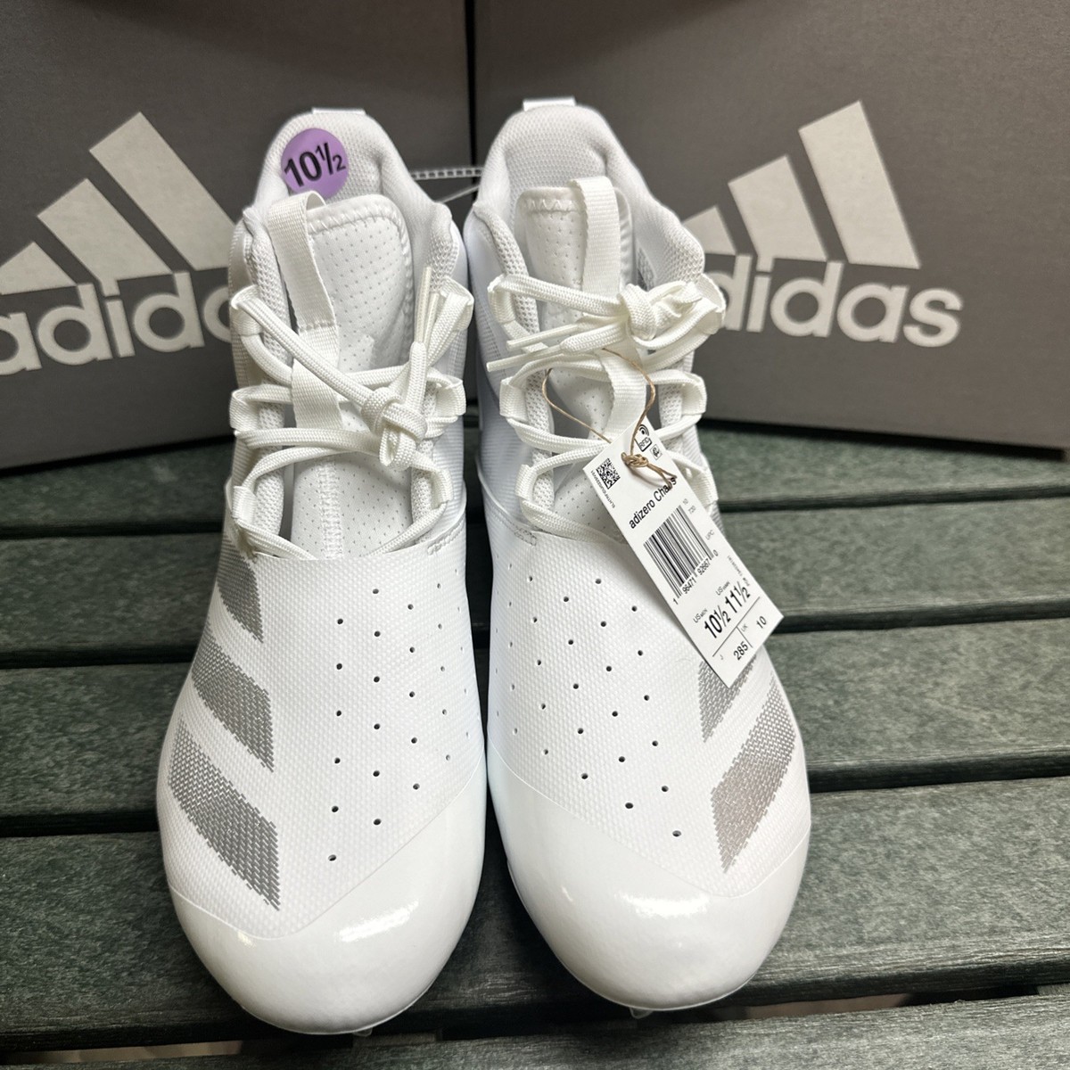 ヨギニフード IF5117 Men's sz 9 adidas ADIZERO Chaos Football Mid Cleats Lineman