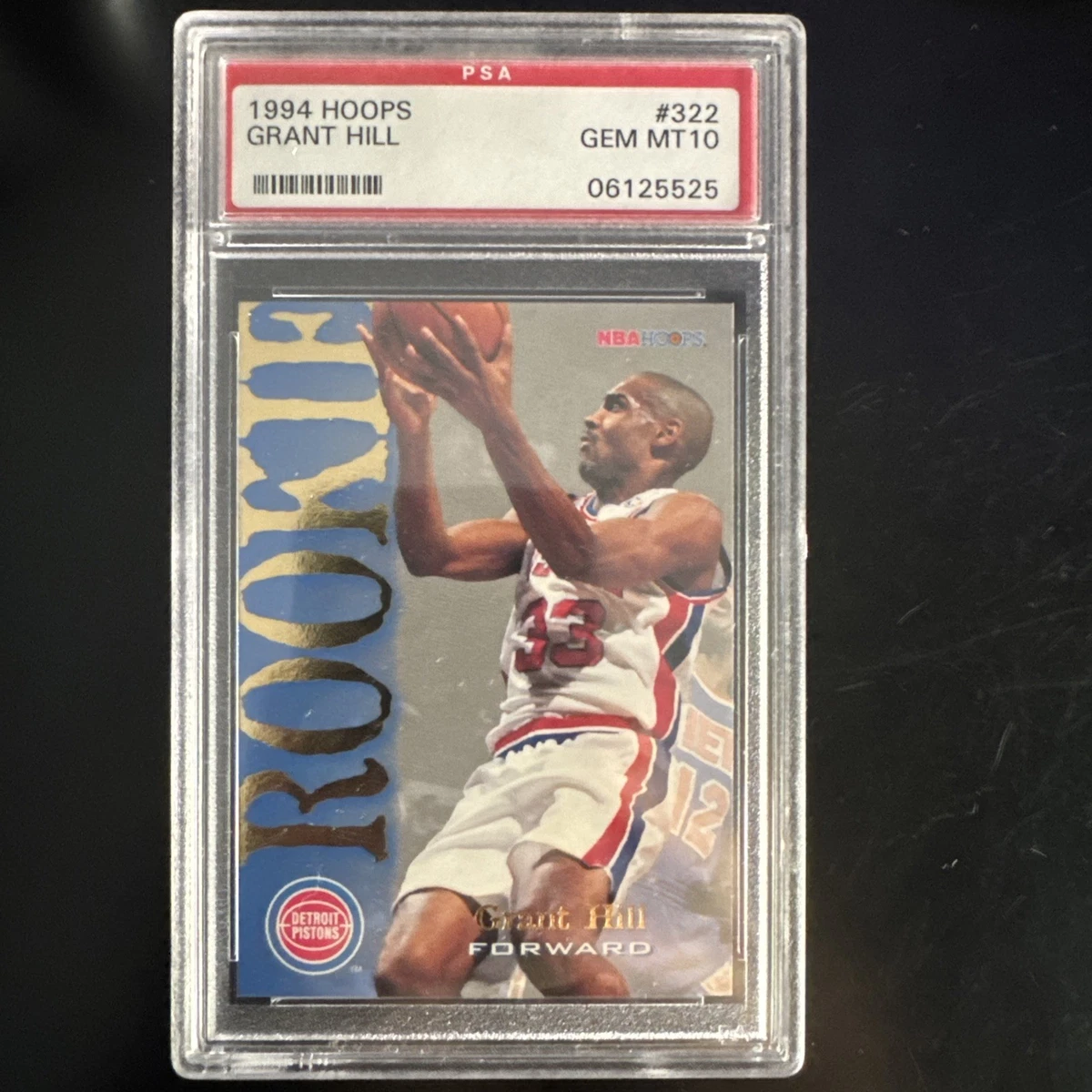 Grant Hill Basketball Grade 10 Rookie Sports Trading Cards