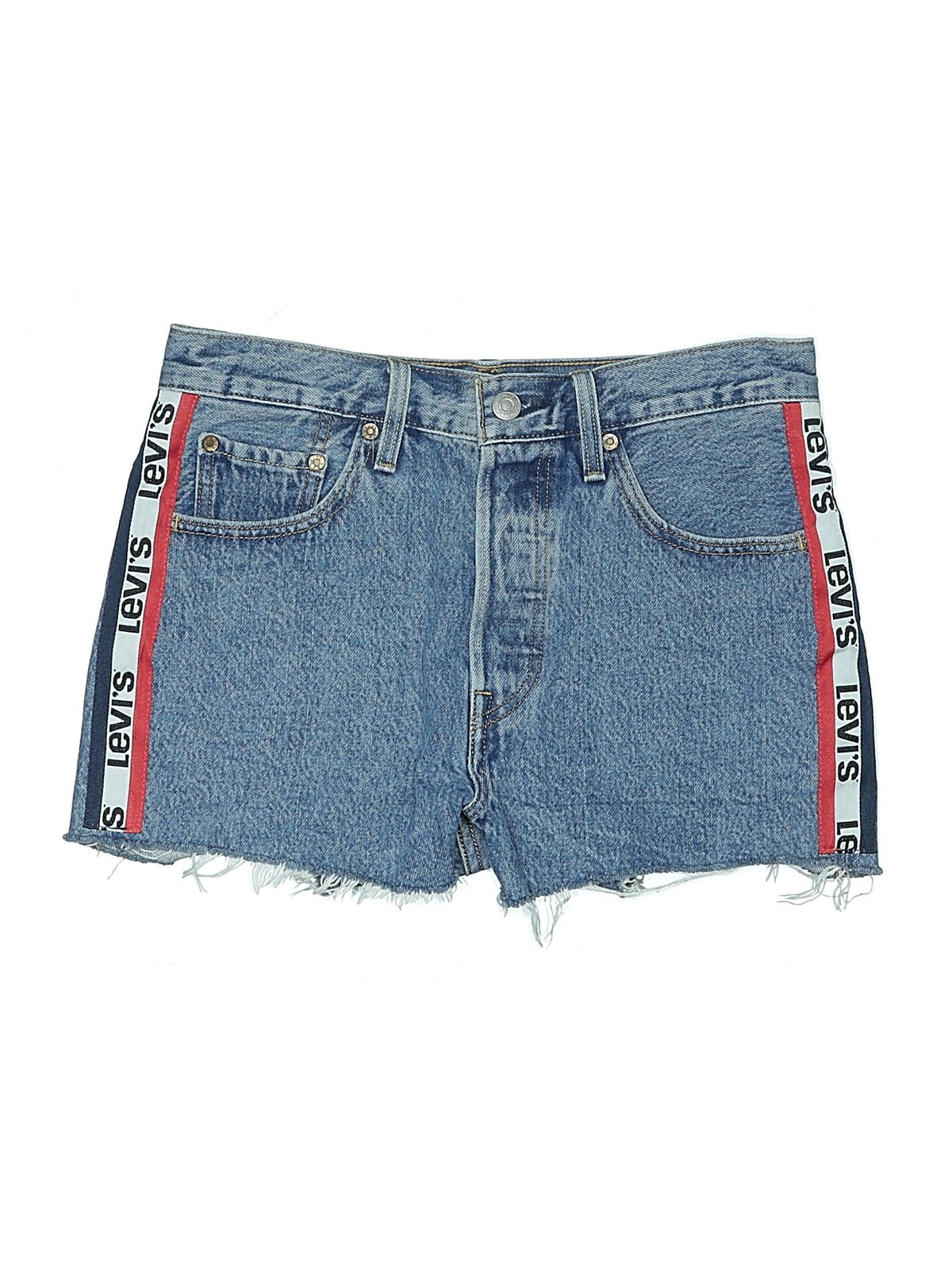 Levi's Women Blue Denim Shorts 27W