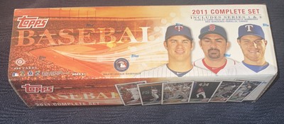 2011 Topps Baseball Complete Series 1 & 2 Factory Sealed Set #5 Red ...
