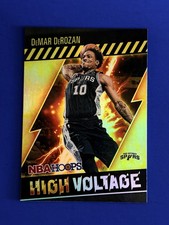 2020-21 NBA Hoops DeMar Derozan High Voltage Silver Holofoil Insert Card #17