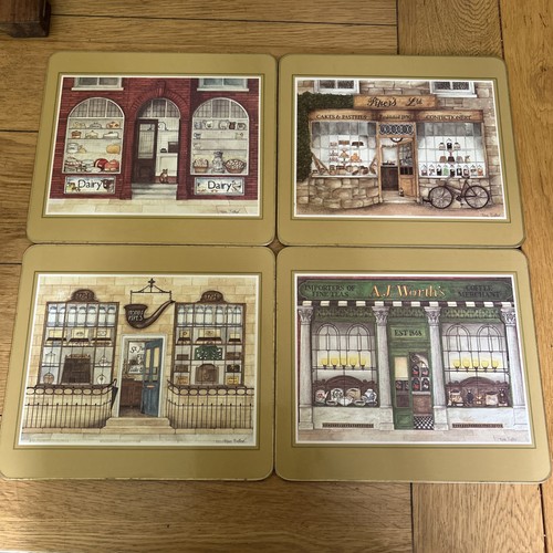 Clover Leaf Bygone Days 4er Set Tischsets 21 cm im Originalkarton