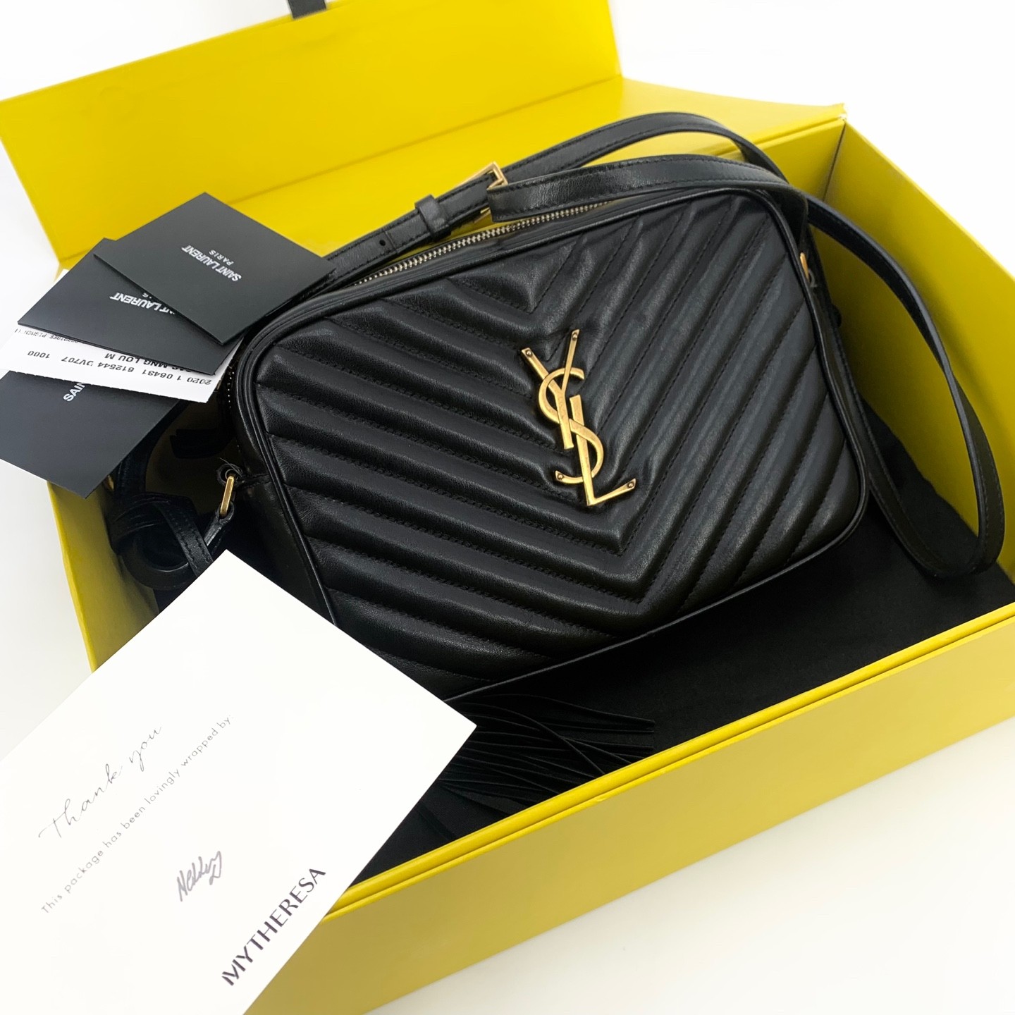 Borsa a tracolla Saint Laurent Monogramme Loulou nappe fotocamera 612544 141352121