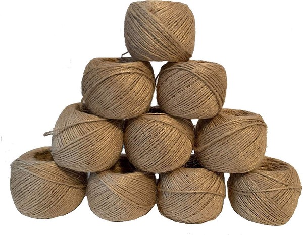 Jute Schnur Kordel Natur 1000M 2Mm Garten Pflanzen Basteln Paketschnur ViaForest-image