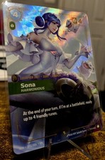 Sona, Harmonious [Foil] #SP2 Riftbound Vendetta NM — live eBay listing