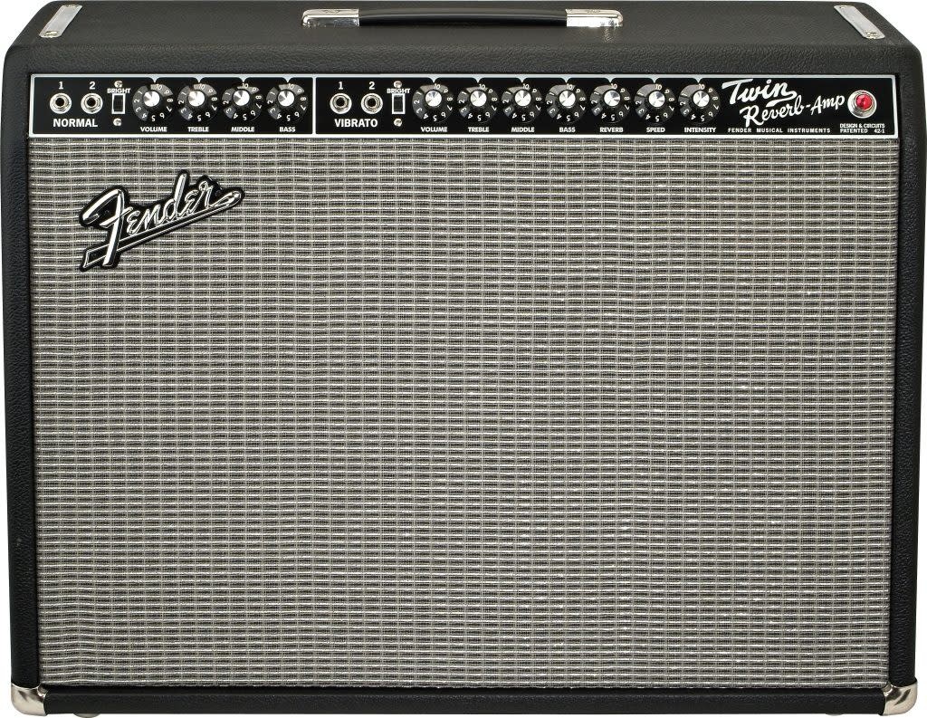 Ламповый комбинированный усилитель для электрогитары Fender 65 Twin Reverb 85 Вт Черный 365590₽