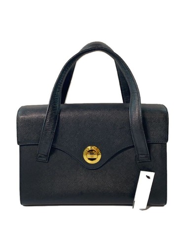 GIVENCHY handbag cowhide Black plain Used