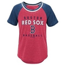 Genuine Merchandise Boston Red Sox T-Shirt Girls Medium 7/8  Team Logo NCAA