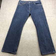 Levis 517 Jeans Mens 38x32 Blue Dark Wash Bootcut Denim Pants Classic Fit