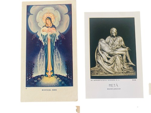 Vintage Souvenir of the Mission Jesus Prayer Card Lot - Picture 2 of 8