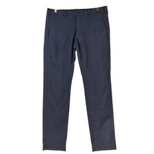 Uniqlo Pants Mens 34 Blue Chino Regular Fit Cotton Stretch Casual Office 141722